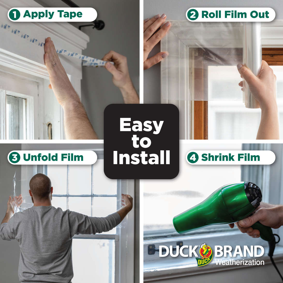 Duck Max Strength® Rolled Window Kit