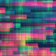 Swatch for Printed Duck Tape® Brand Duct Tape - Digital Glitch, 1.88 in. x 10 yd.