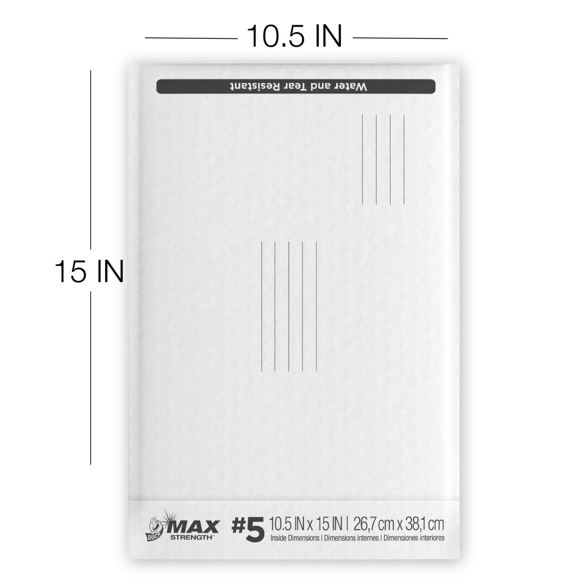 Duck Max® Brand Poly Bubble Mailers