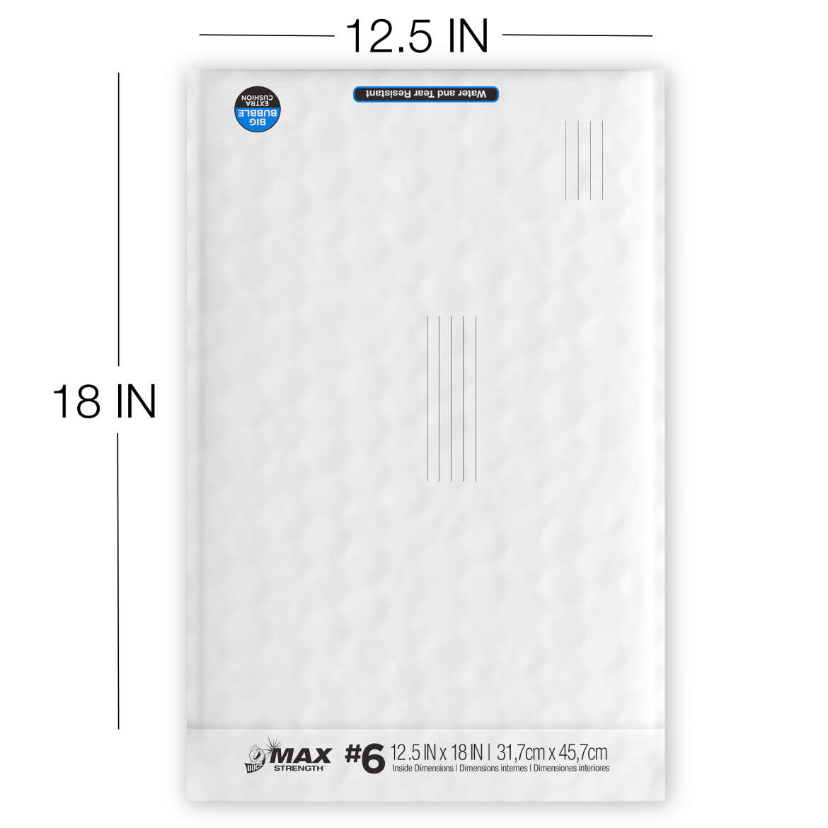 Duck Max® Brand Poly Big Bubble Mailers