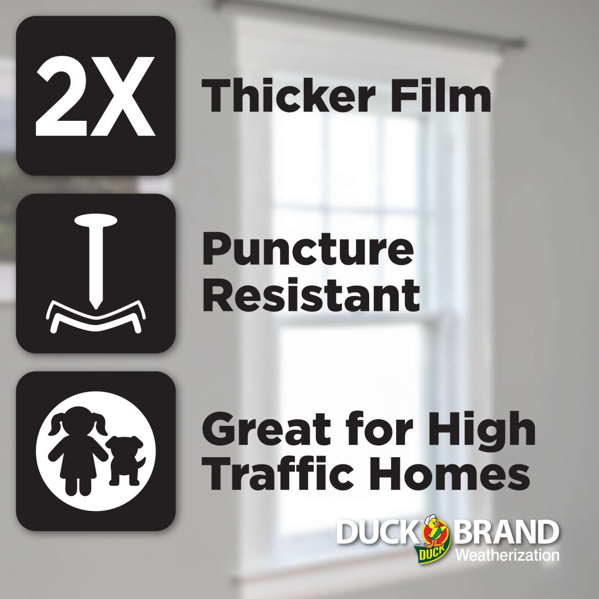 Duck Max Strength® Rolled Window Kit