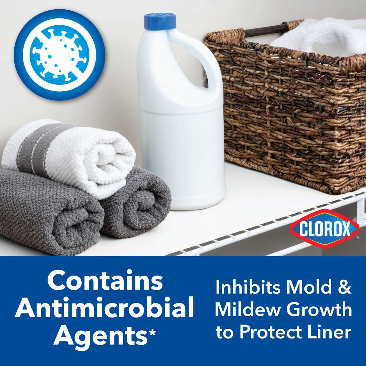 Clorox® Solid Grip Shelf Liner
