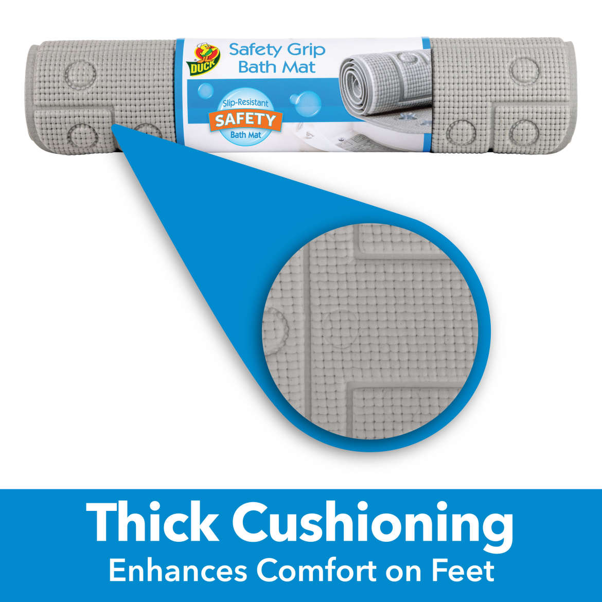 Duck® Brand Safety Grip Tub Mat